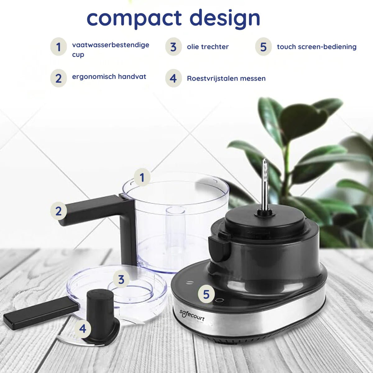 De foodprocessor is jouw culinaire multitool - Safecourt Kitchen