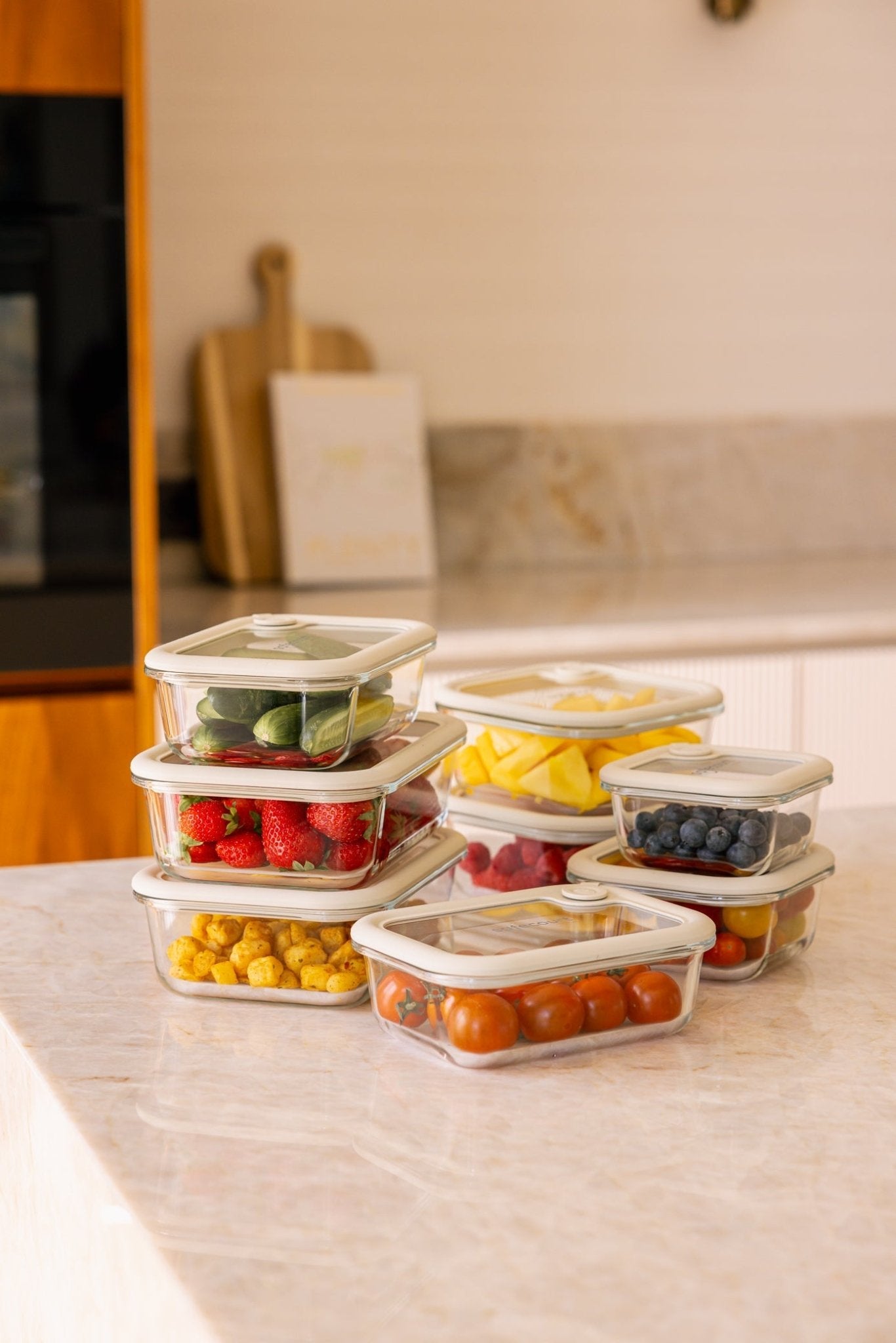 Waarom onze food storage containers écht uniek zijn: de enige met glazen deksels - Safecourt Kitchen