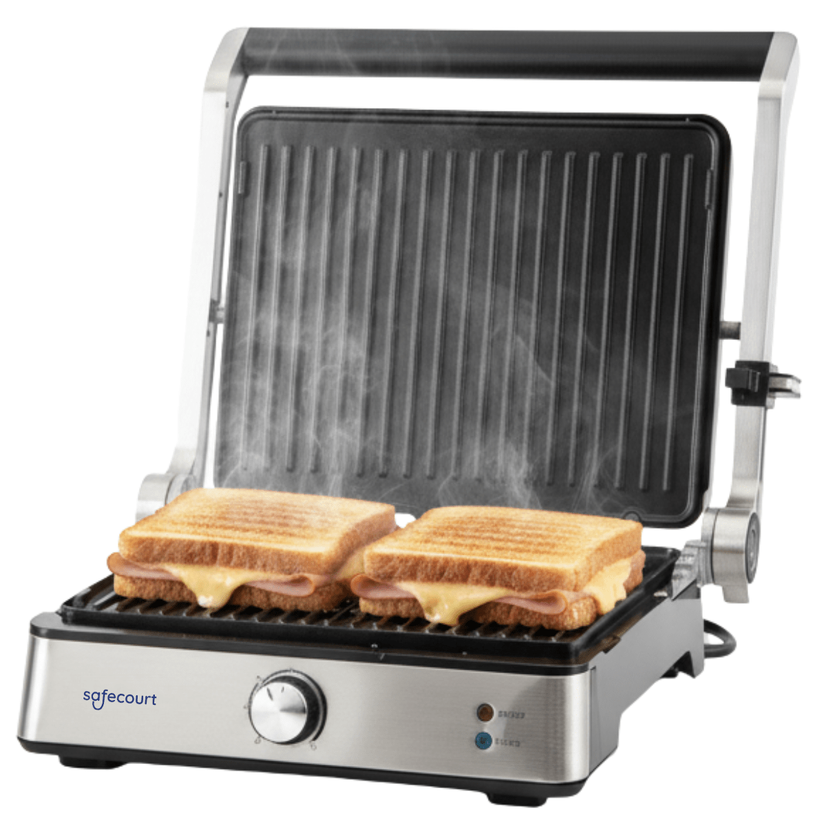 Compactgrill zilver - Safecourt Kitchen