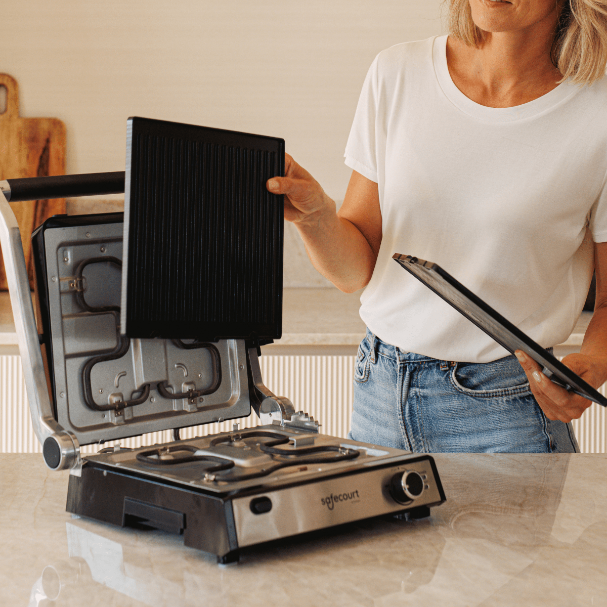 Contactgrill original platen set - Safecourt Kitchen