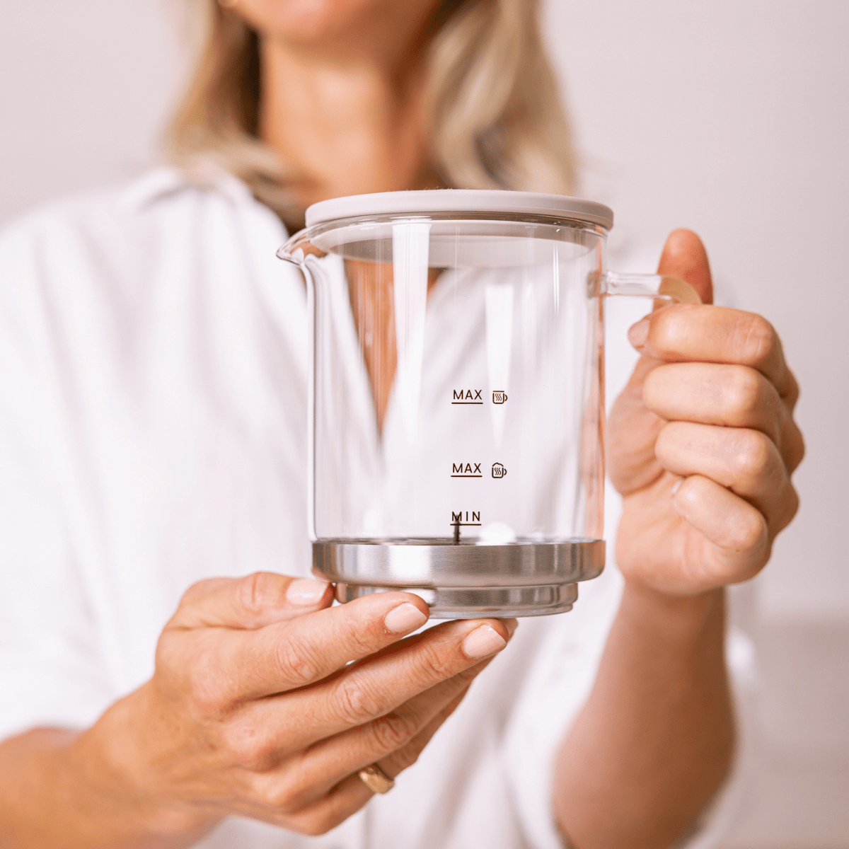 Digitale glazen melkopschuimer - Safecourt Kitchen