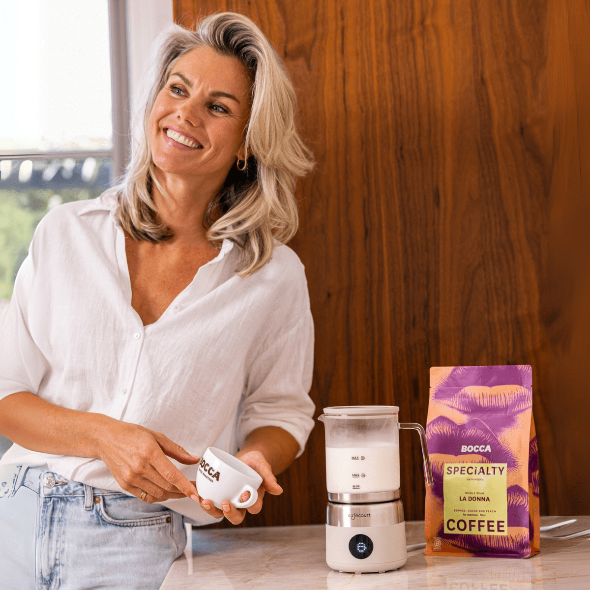 Digitale glazen melkopschuimer - Safecourt Kitchen