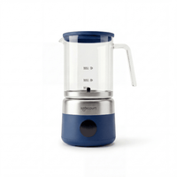 Digitale glazen melkopschuimer blauw - Safecourt Kitchen