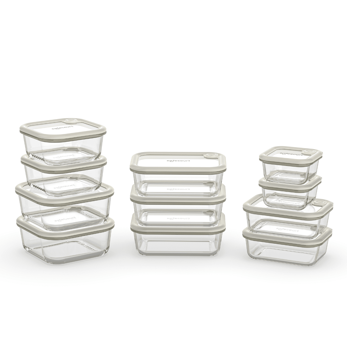 Foodstorage boxes - L - 11 stuks - Safecourt Kitchen