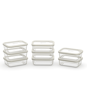 Foodstorage boxes - meal prep - 8 stuks - Safecourt Kitchen
