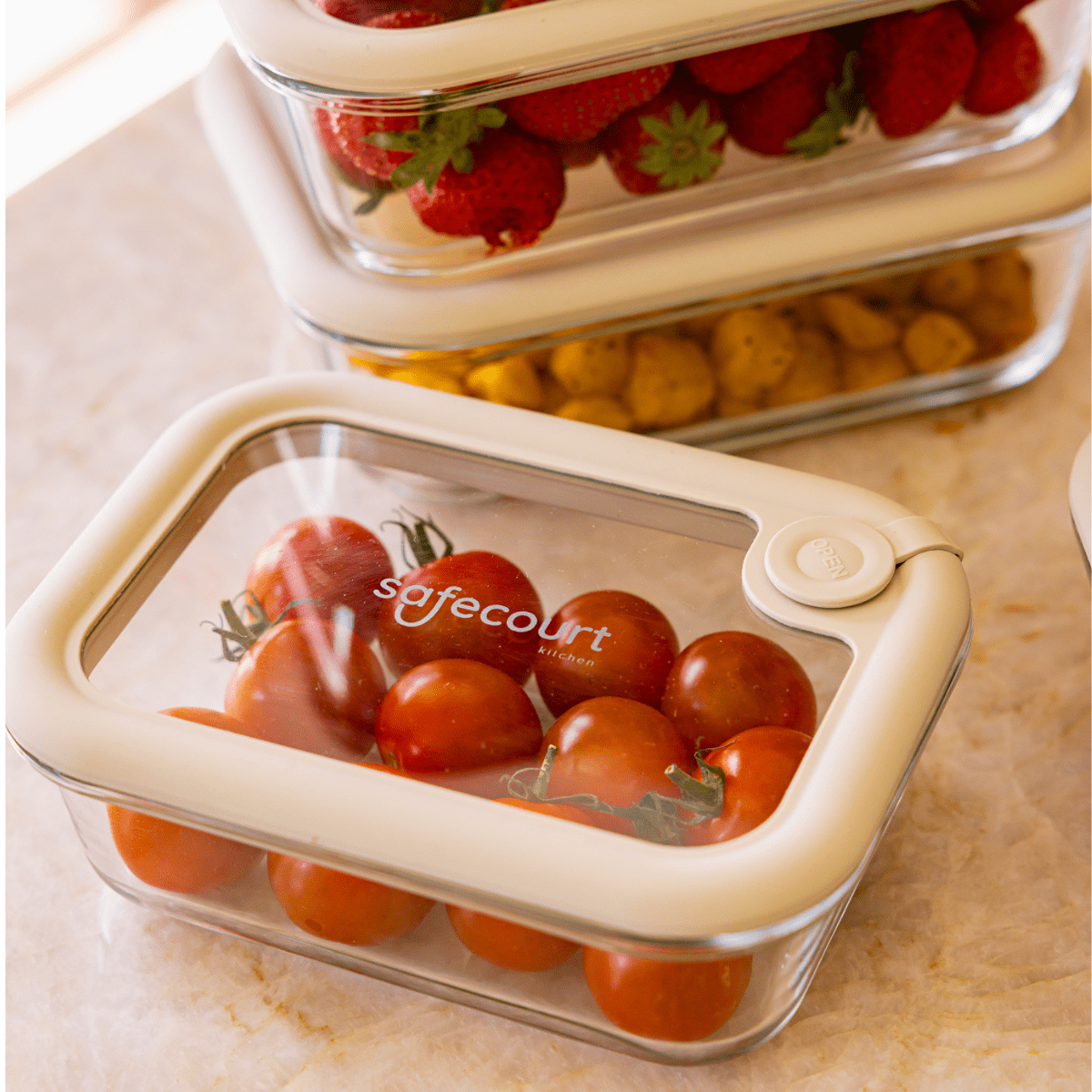 Foodstorage Boxes medium set - Safecourt Kitchen