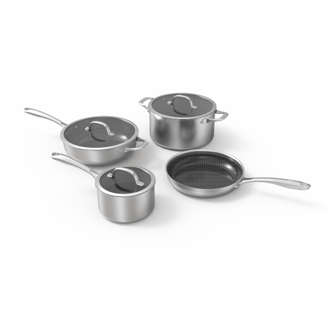 Hybride pannenset (7 - delig) - Safecourt Kitchen