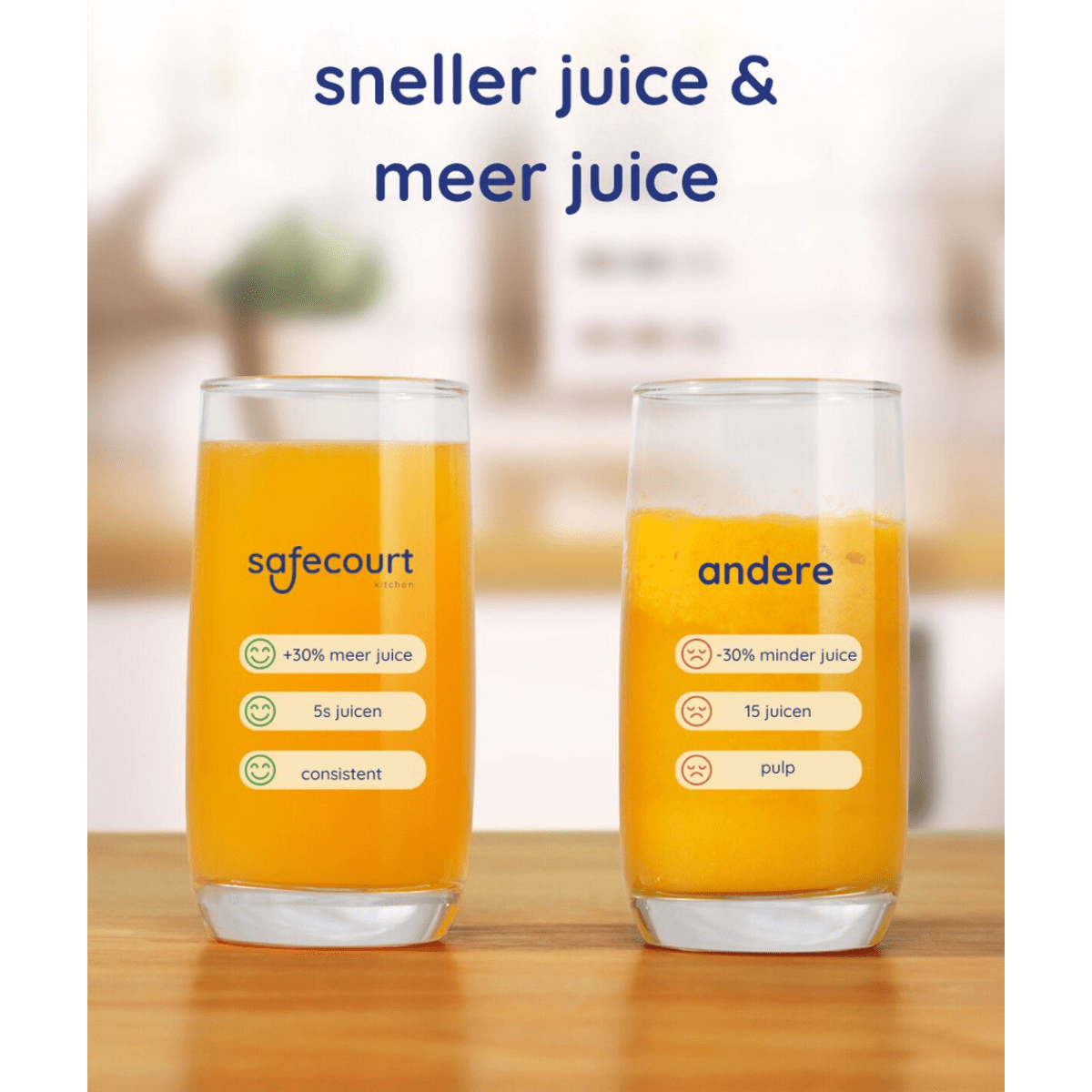 Juicer orginal zwart - Safecourt Kitchen