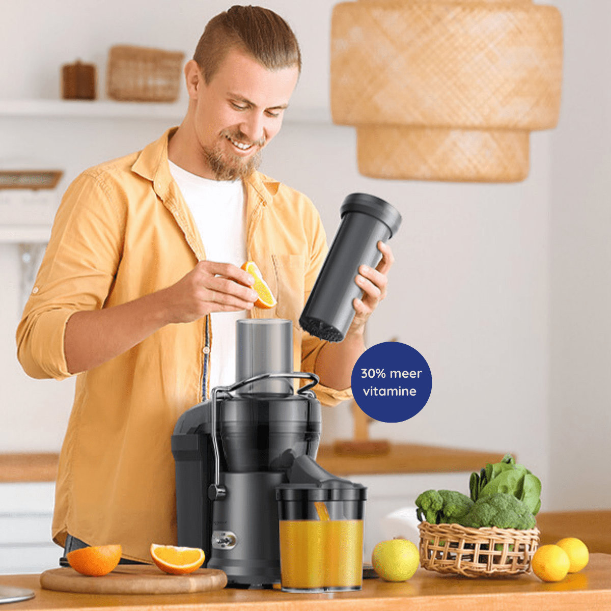 Juicer orginal zwart - Safecourt Kitchen