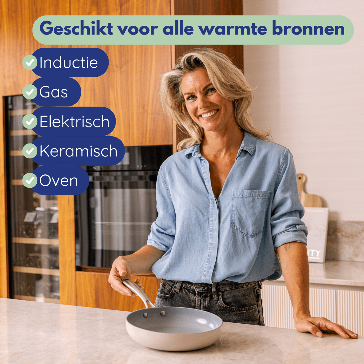 Koekenpan 28cm | 1 stuk - Safecourt Kitchen