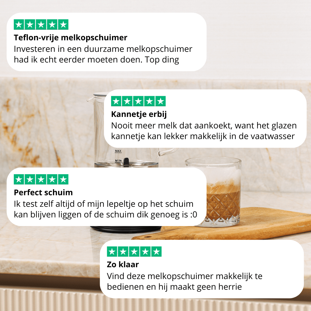 Melkopschuimer Crystal - Safecourt Kitchen