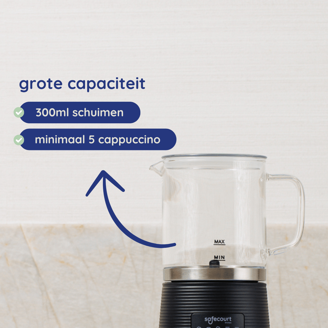 Melkopschuimer Crystal - Safecourt Kitchen