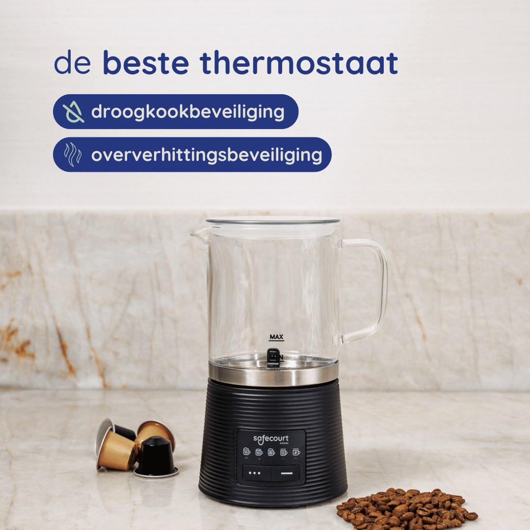 Melkopschuimer Crystal - Safecourt Kitchen