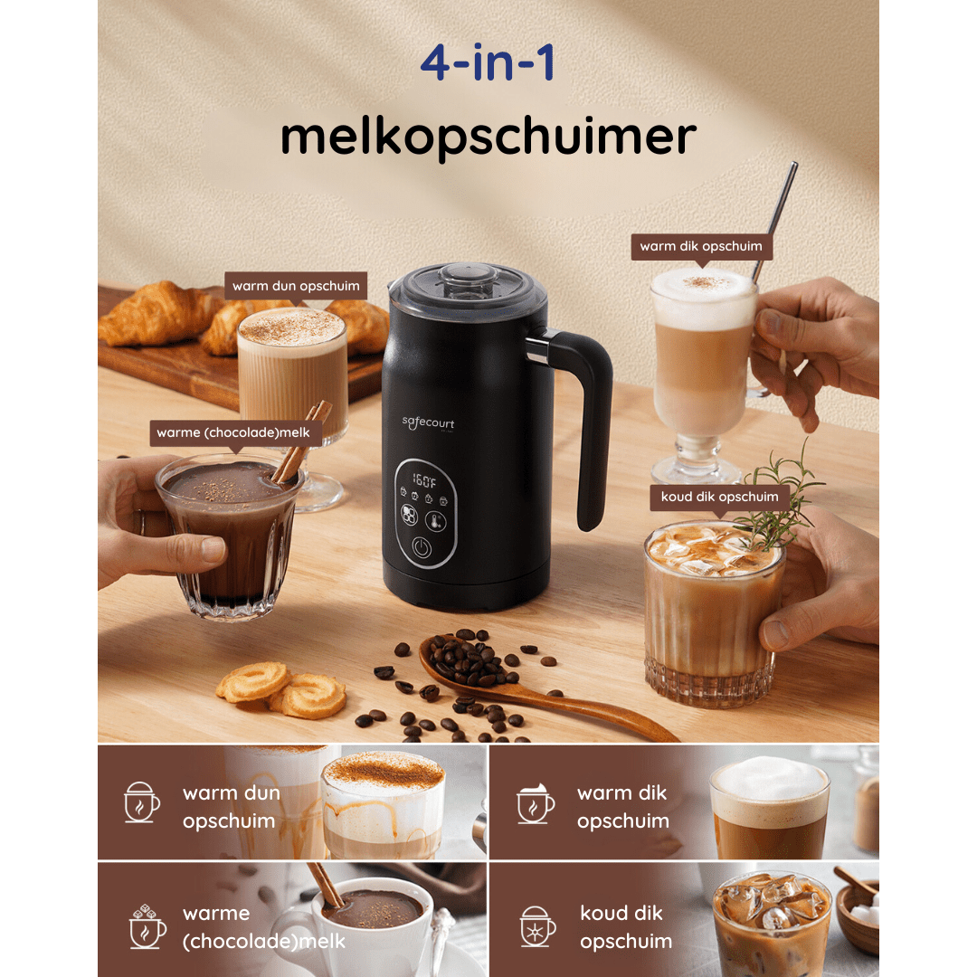 Melkopschuimer Plus - Safecourt Kitchen