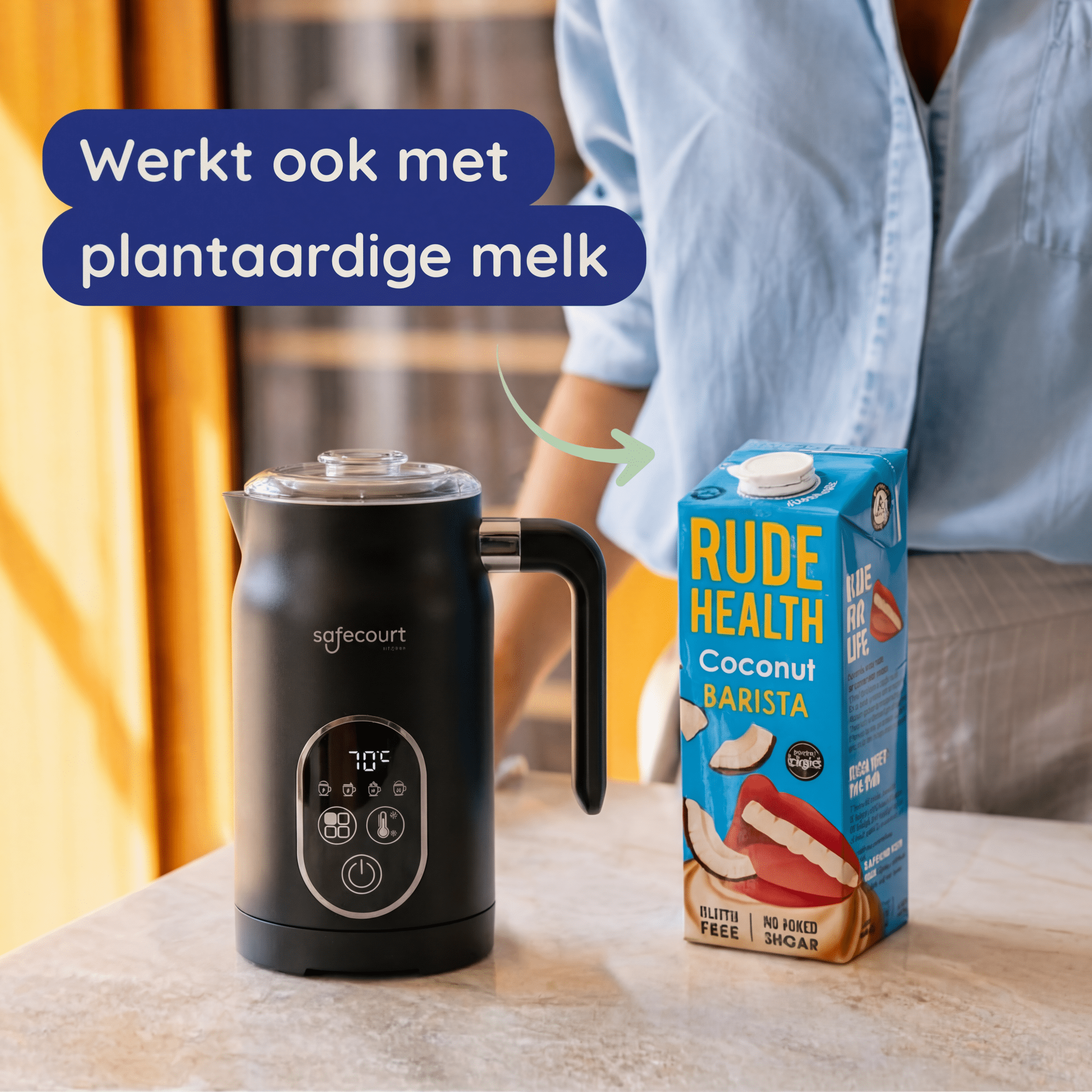 Melkopschuimer Plus - Safecourt Kitchen