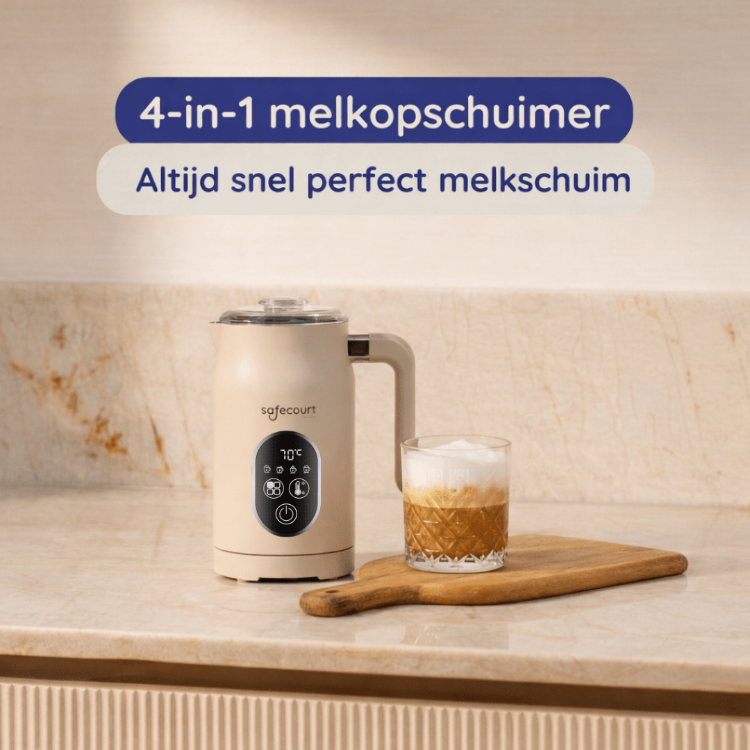 Melkopschuimer Plus - Beige - Safecourt Kitchen