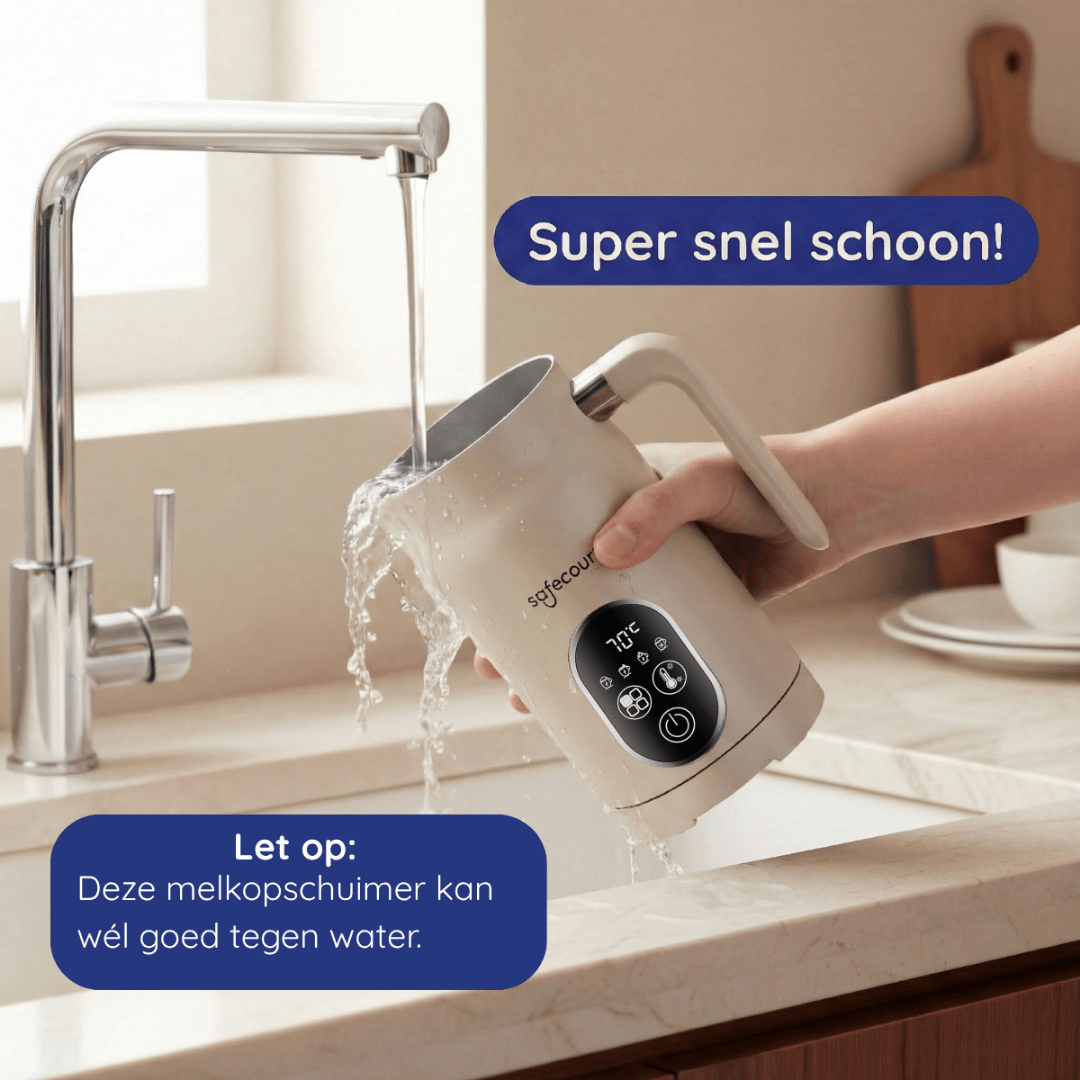Melkopschuimer Plus - Beige - Safecourt Kitchen