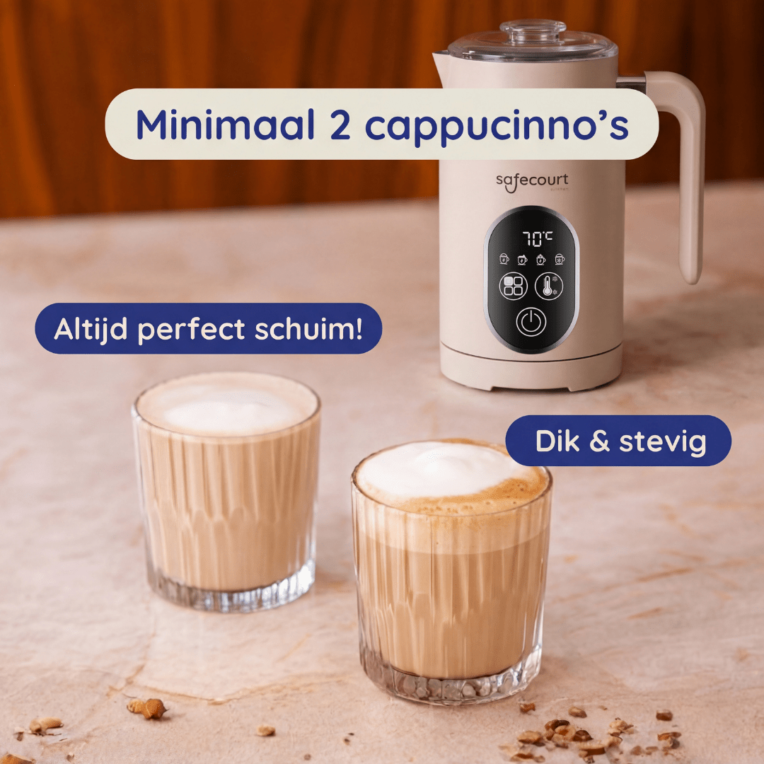 Melkopschuimer Plus - Beige - Safecourt Kitchen
