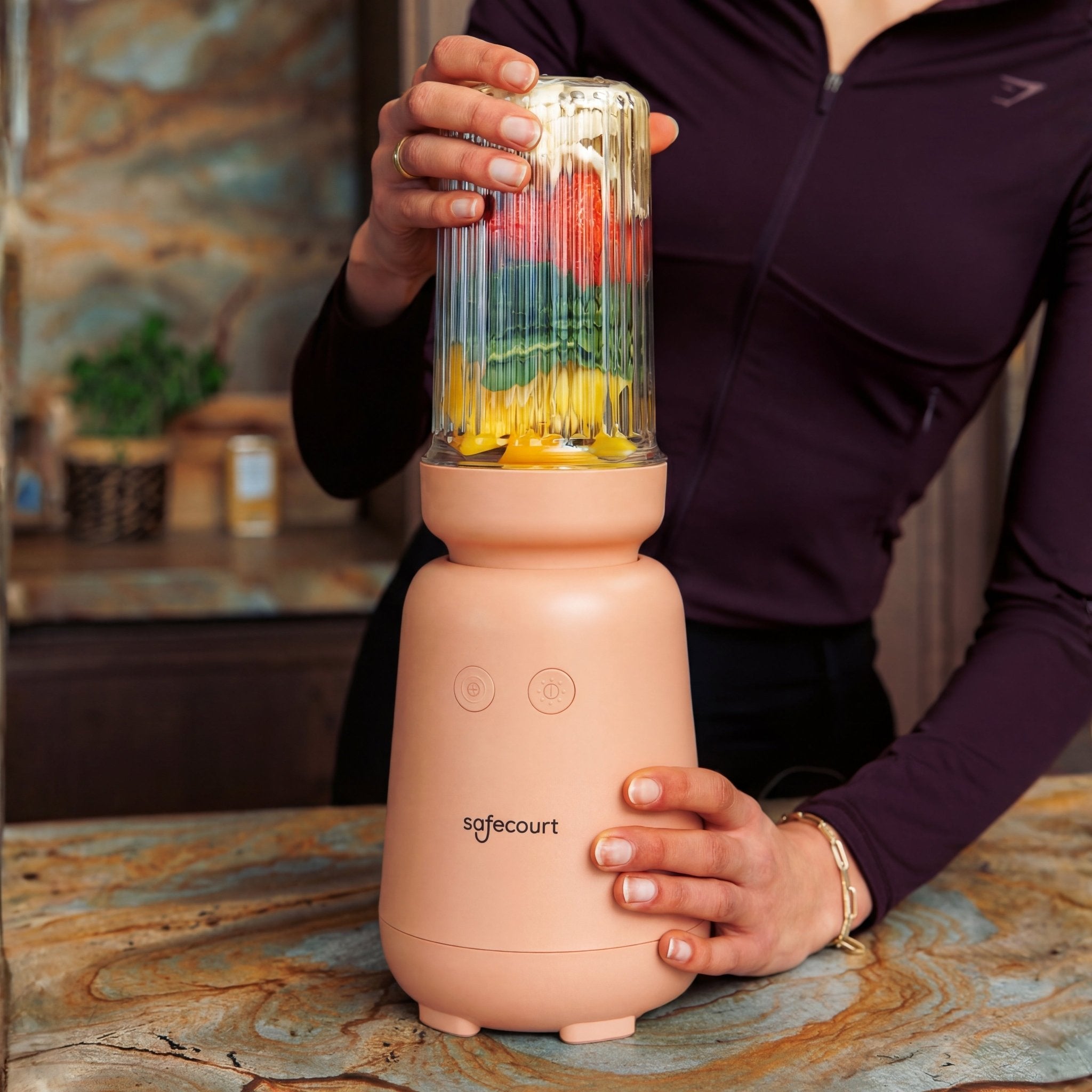 PureBlend Blender - 800 - Pink - Safecourt Kitchen