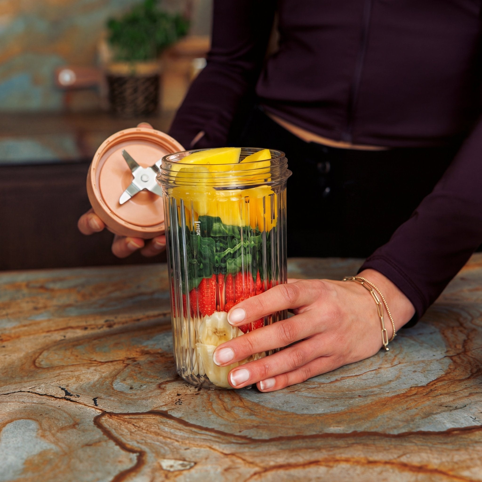 PureBlend Blender - 800 - Pink - Safecourt Kitchen