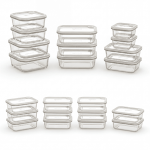 Safecourt 19 - delige Foodstorage Bundel | Mealprep + 11 - delige Set - Safecourt Kitchen