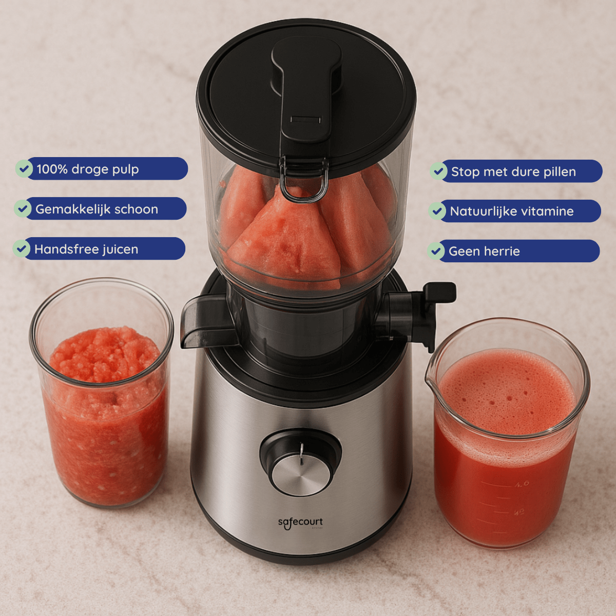 Slowjuicer ColdPress Pure Pro PRE ORDER - Safecourt Kitchen