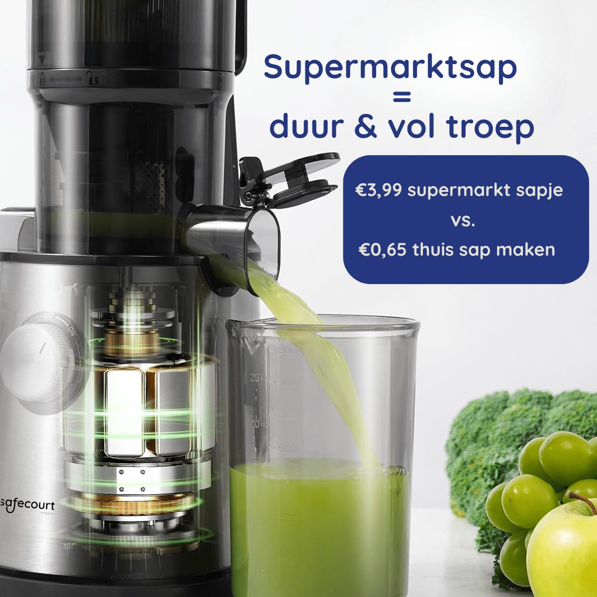 Slowjuicer ColdPress Pure Pro PRE ORDER - Safecourt Kitchen