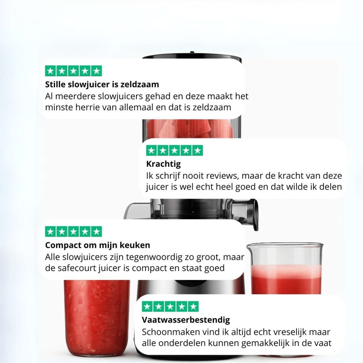 Slowjuicer ColdPress Pure Pro - zwart PRE ORDER - Safecourt Kitchen