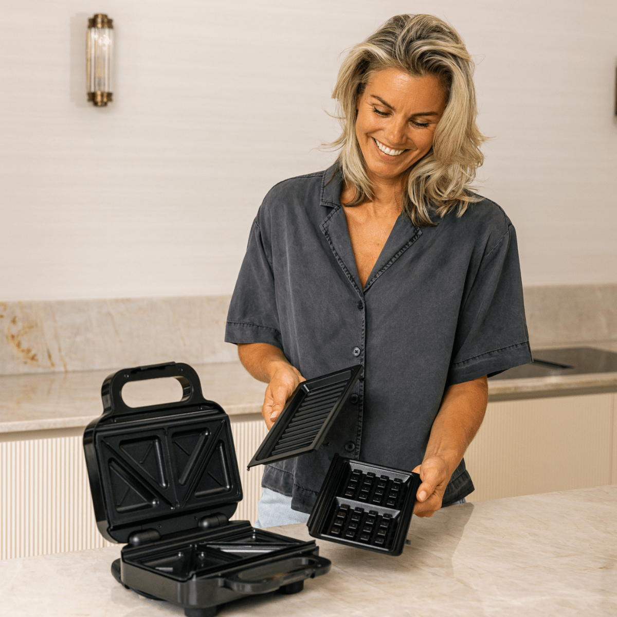 Ultra Compact 3in1 grill - Safecourt Kitchen