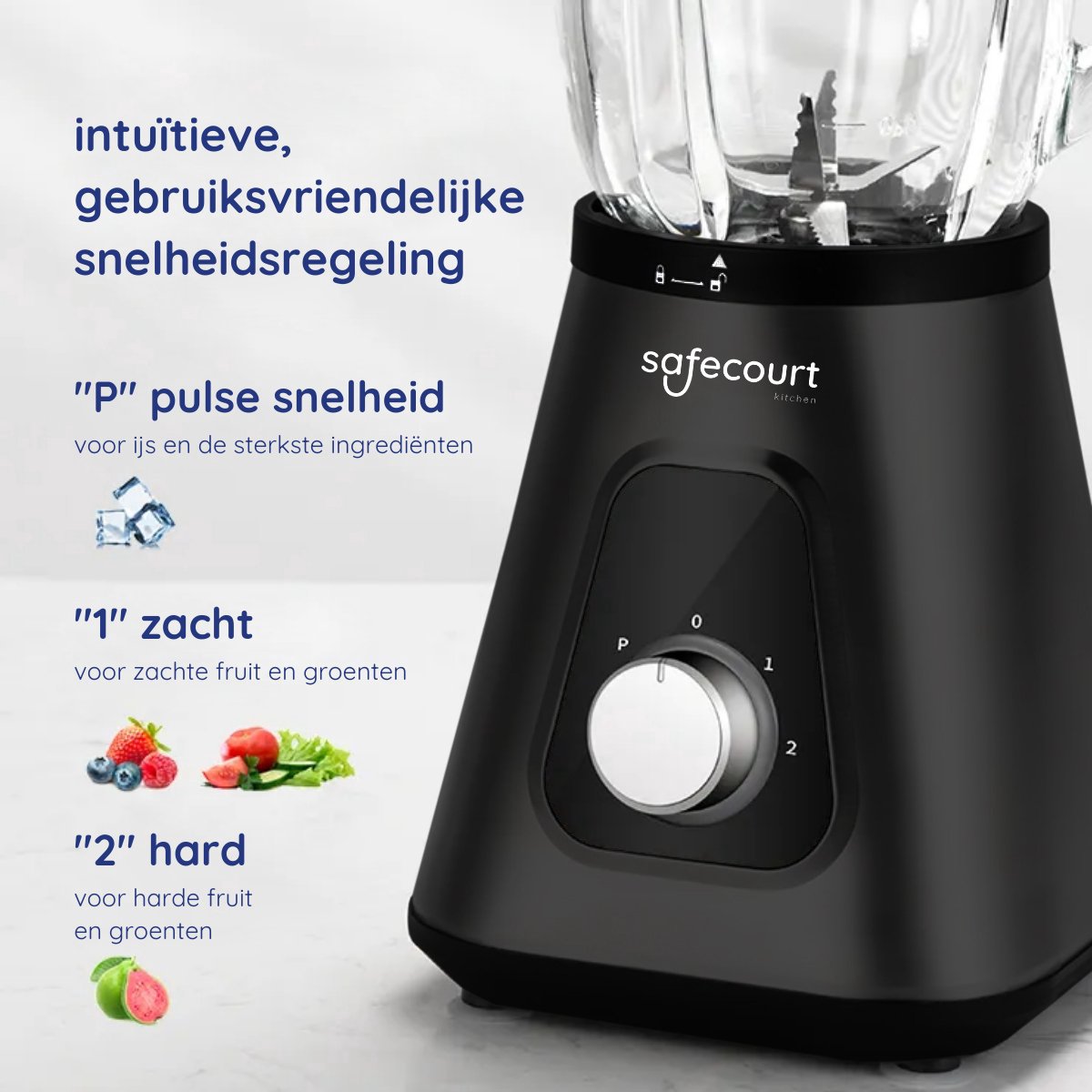 Variabele snelheidsregeling van de Blender