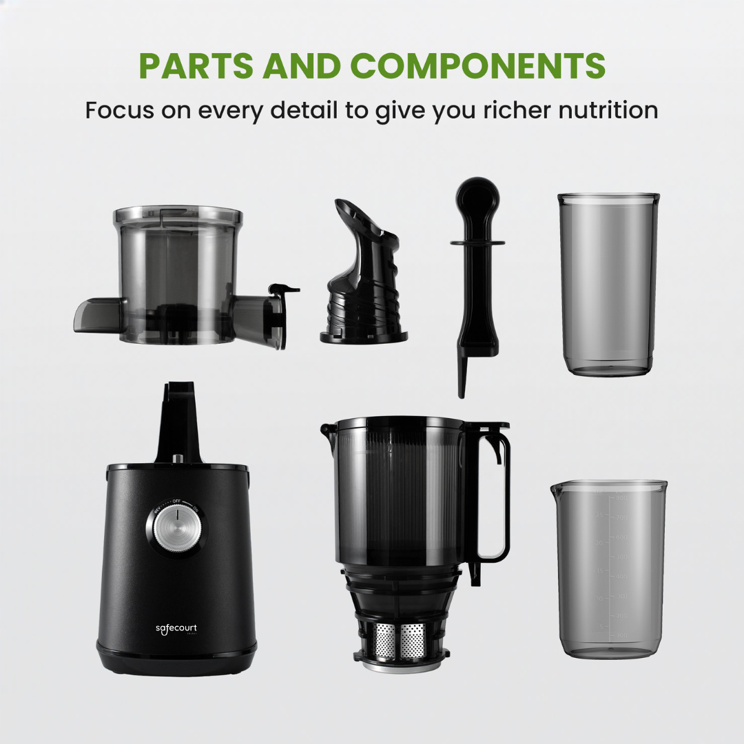 Slowjuicer ColdPress Pure Pro - zwart