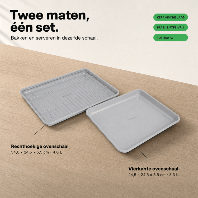 Bakplaten Set - 3-delig - Safecourt Kitchen