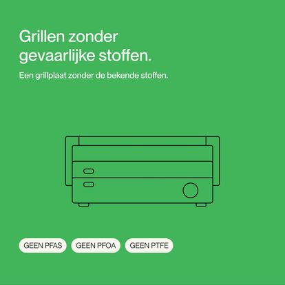Compactgrill zilver - Safecourt Kitchen