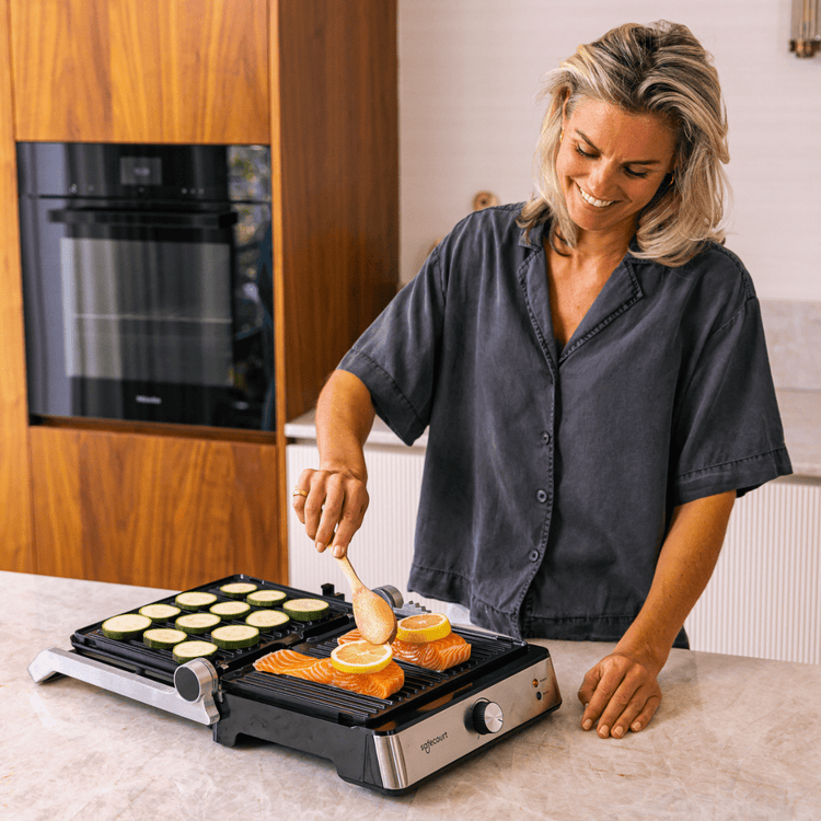Compactgrill zilver - Safecourt Kitchen