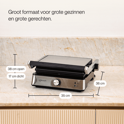 Compactgrill zilver - Safecourt Kitchen