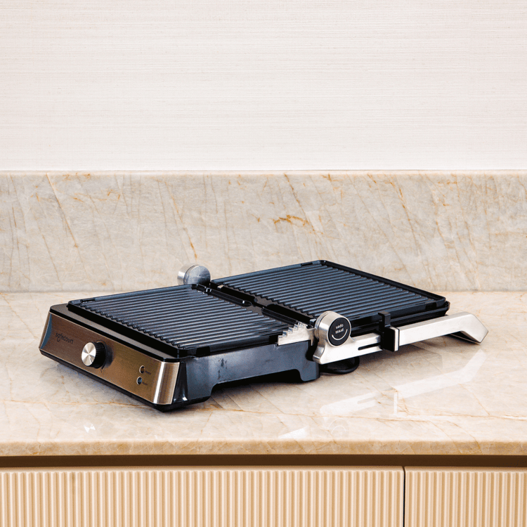 Compactgrill zilver - Safecourt Kitchen