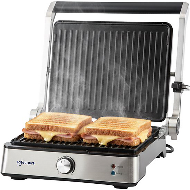 Compactgrill zilver – Bild 1