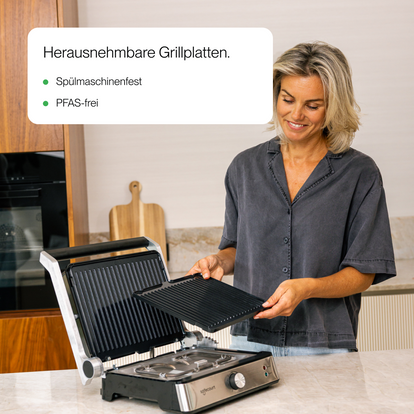 Compactgrill zilver – Bild 4