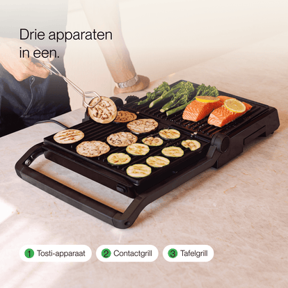 Contactgrill original zwart - Safecourt Kitchen