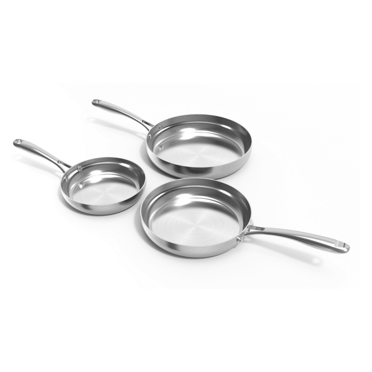 RVS koekenpan 20 | 24 | 28 cm – Bild 1
