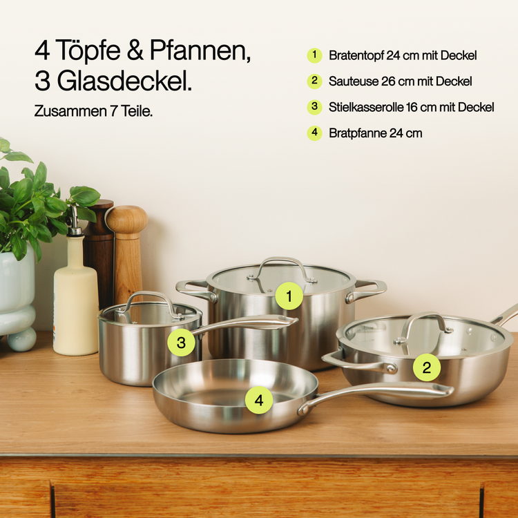 RVS pannenset (7-delig) – Bild 8