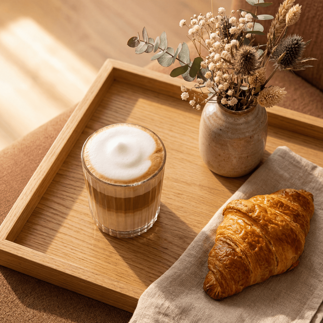 Digitale glazen melkopschuimer blauw - Safecourt Kitchen