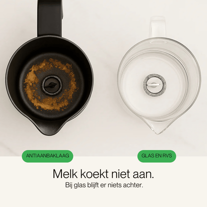 Digitale glazen melkopschuimer Onyx - Safecourt Kitchen