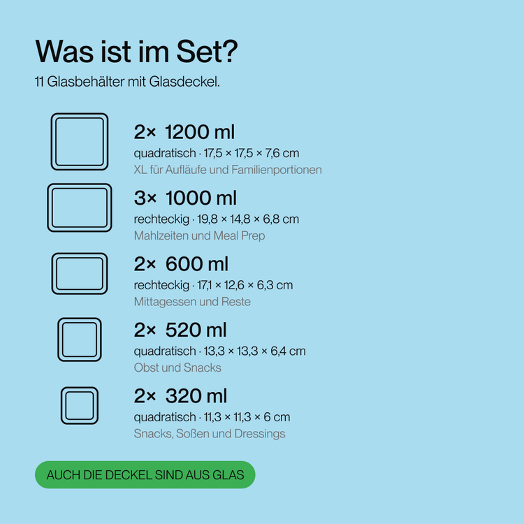 Foodstorage boxes - 11-delig – Bild 4