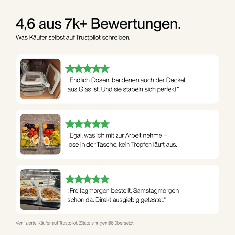 Foodstorage boxes - meal prep - 8-delig – Bild 11