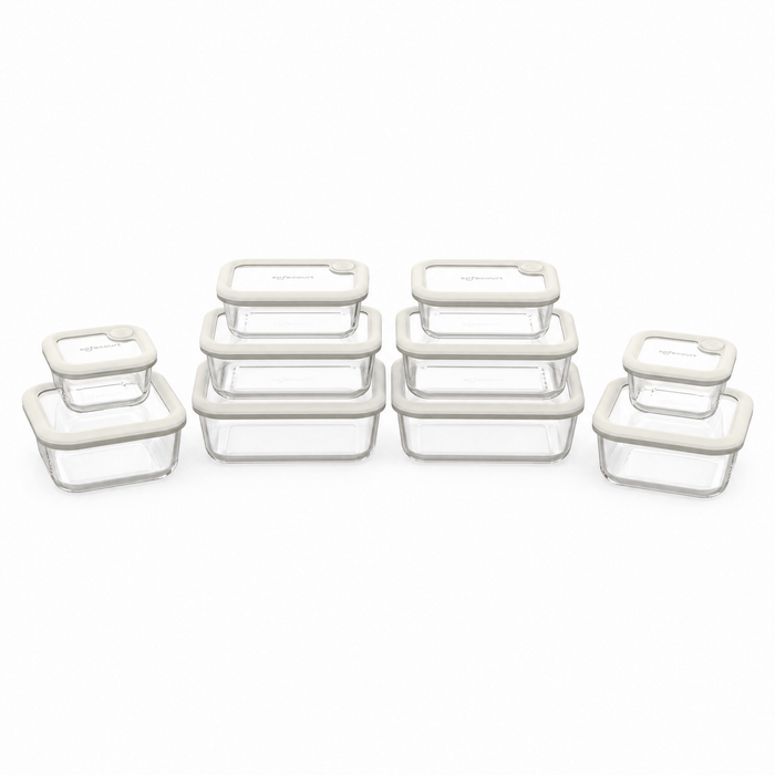 Foodstorage boxes 10-delig