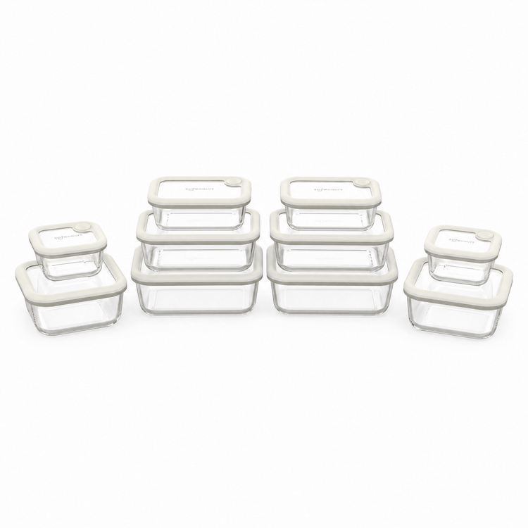 Foodstorage boxes - 10-delig - Safecourt Kitchen