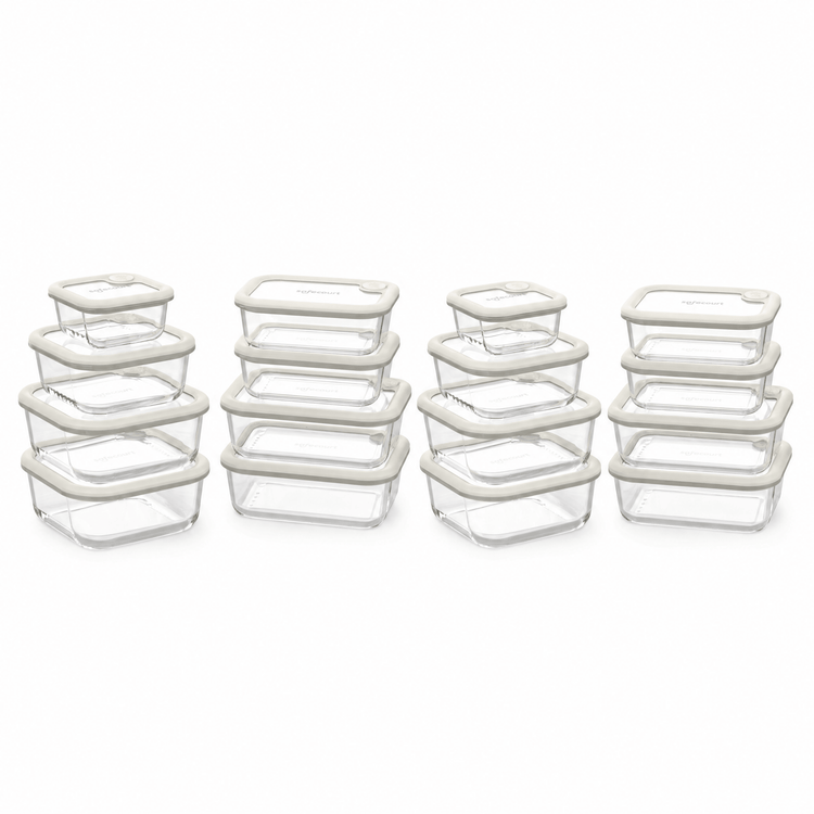 Foodstorage boxes - 16-delig - Safecourt Kitchen