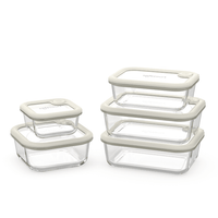 foodstorage boxes - 5-delig - Safecourt Kitchen