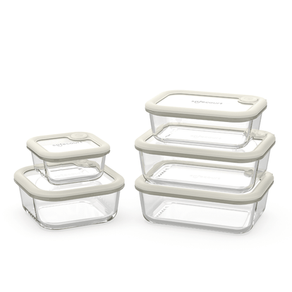 foodstorage boxes - 5-delig - Safecourt Kitchen